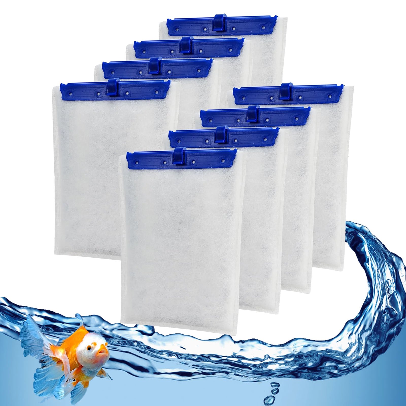 Tawatiler Packs Large Replacement Filter Cartridges for Tetra Whisper Bio-Bag Filters 20i 40i IQ20/30/45/60 PF20/30/40/60