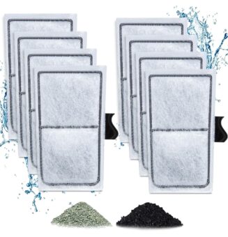 Tawatiler Filter Cartridges for Top Fin Filter, Replacement Filter Cartridges for TOP FIN EF-S Element and BF5 BETTAFLO