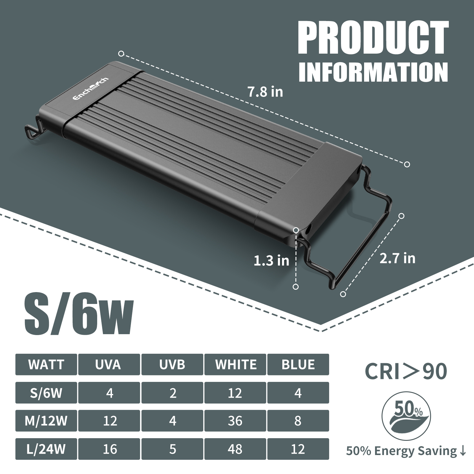 Tawatiler LED UVA UVB Light for Reptiles, Full Spectrum UVA & UVB Reptile Light with Auto 24-Hour Cycle Timer & 10 Dimmable with Controller for Turtles, Snakes, and Bearded Dragons - Image 8